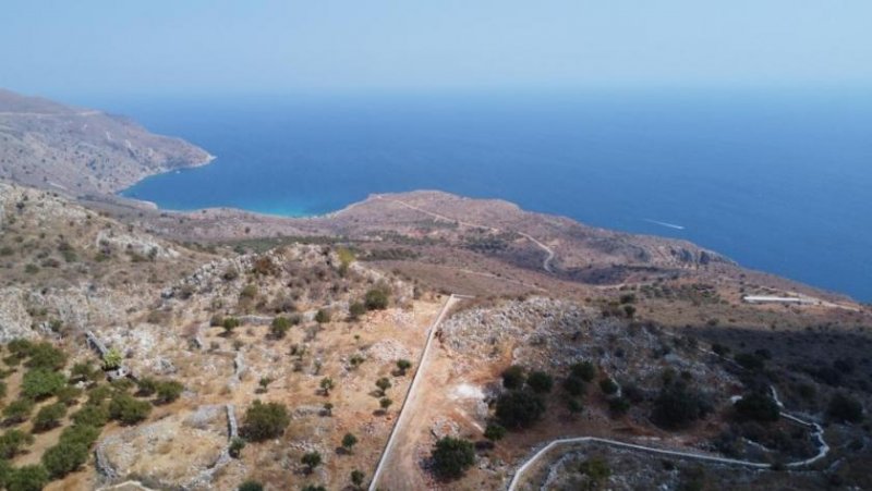 Kefalas Kreta, Kefalas: Grundstück mit unverbaubarem Meerblick und Baugenehmigung zu verkaufen Grundstück kaufen